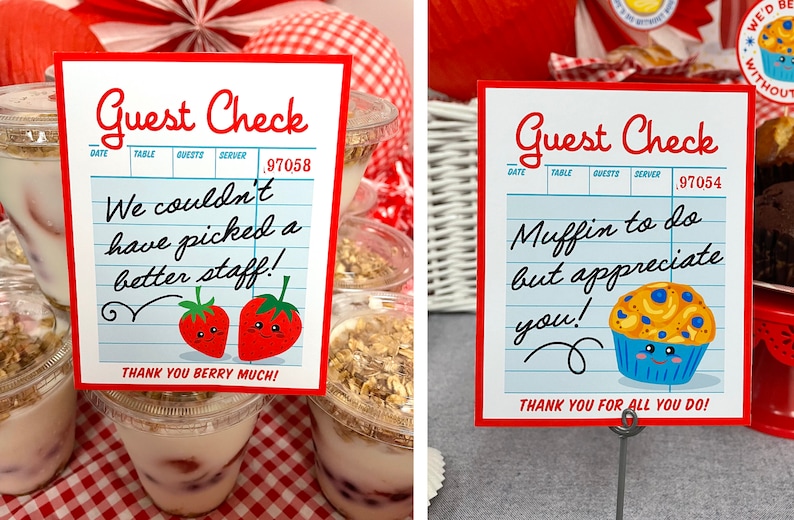 Teacher Appreciation Breakfast Printable Pack Thanks a Whole - Etsy