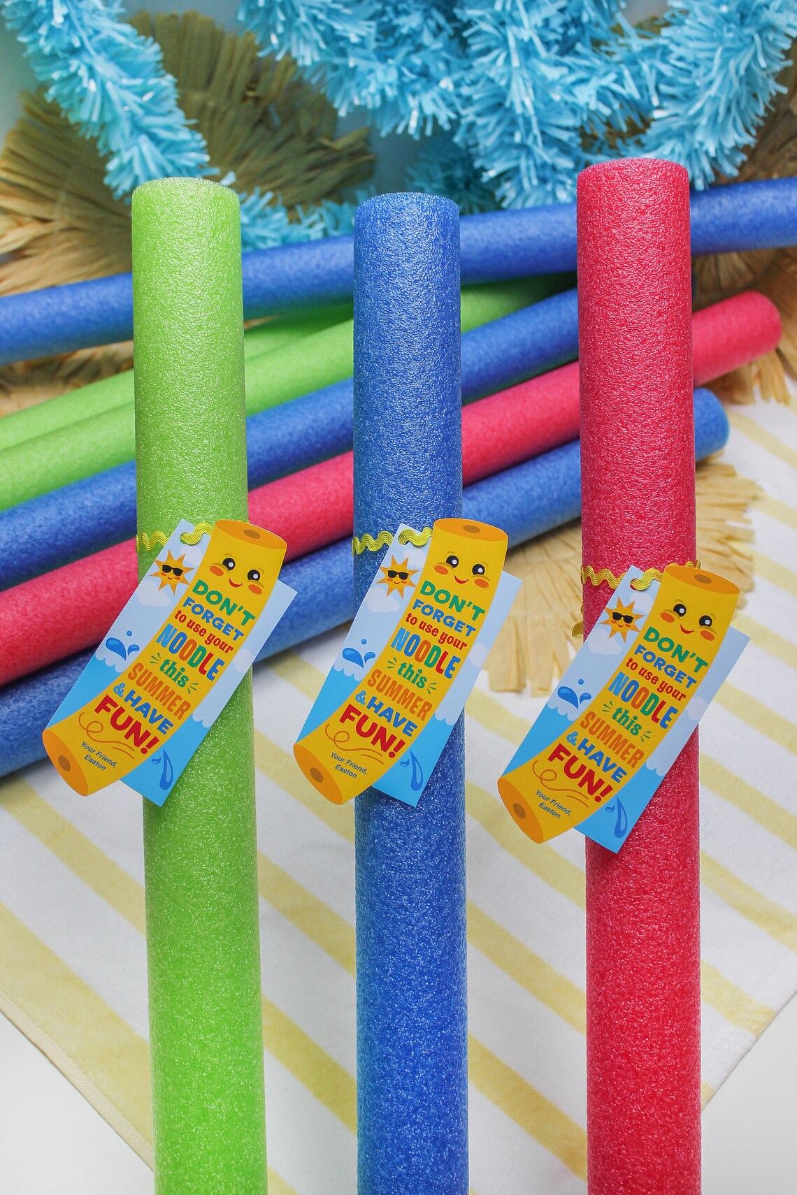 Pool Noodle End of Year Gift for Class Pool Noodle Printable Etsy