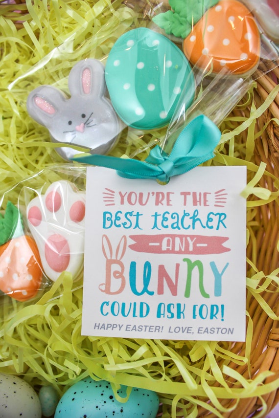 You're the Best Teacher Any Bunny Could Ask For! EDITABLE Printable