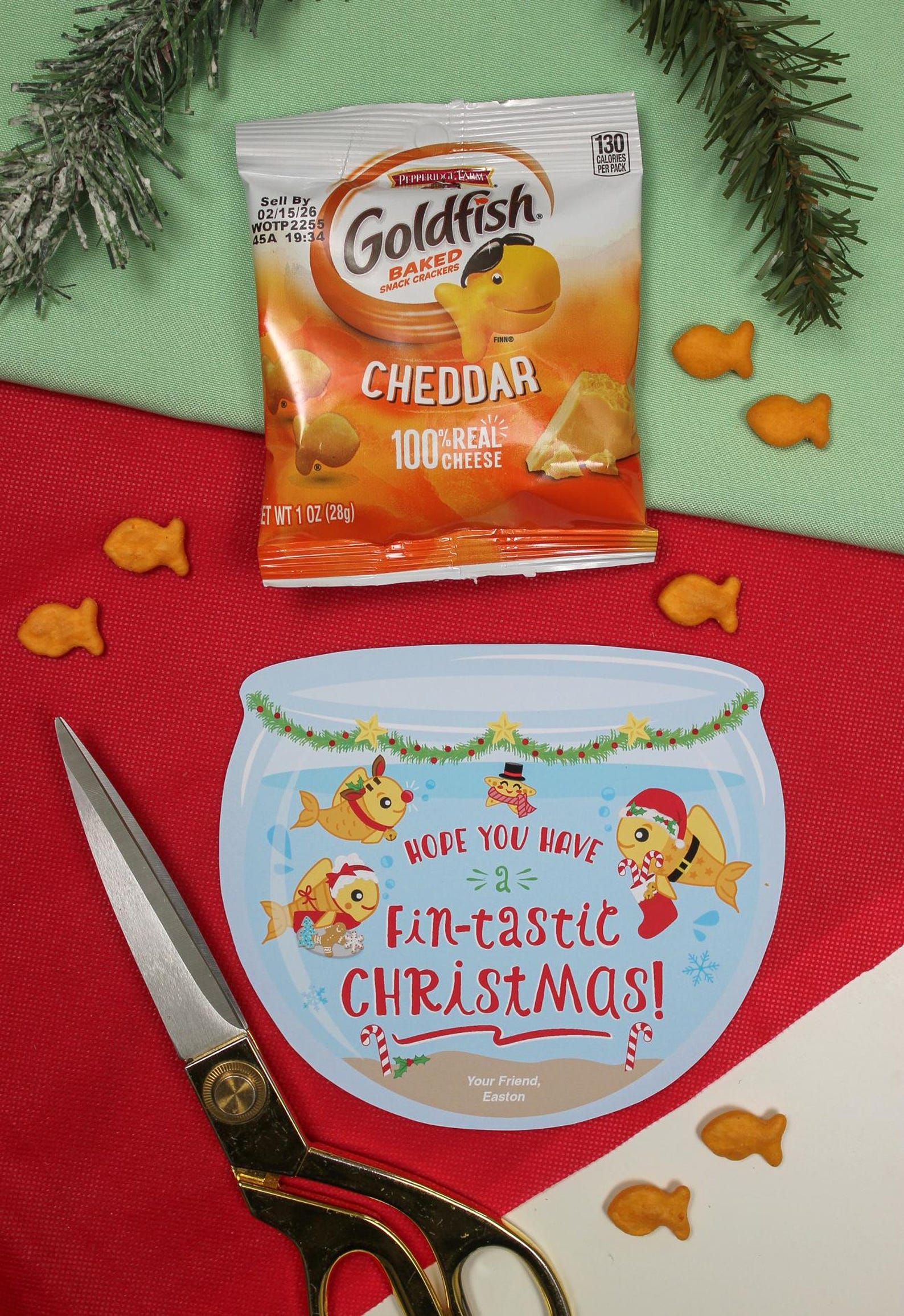Curated visual reference: Picture Idea: Goldfish Christmas Printable Fish Goldfish Holiday Printable