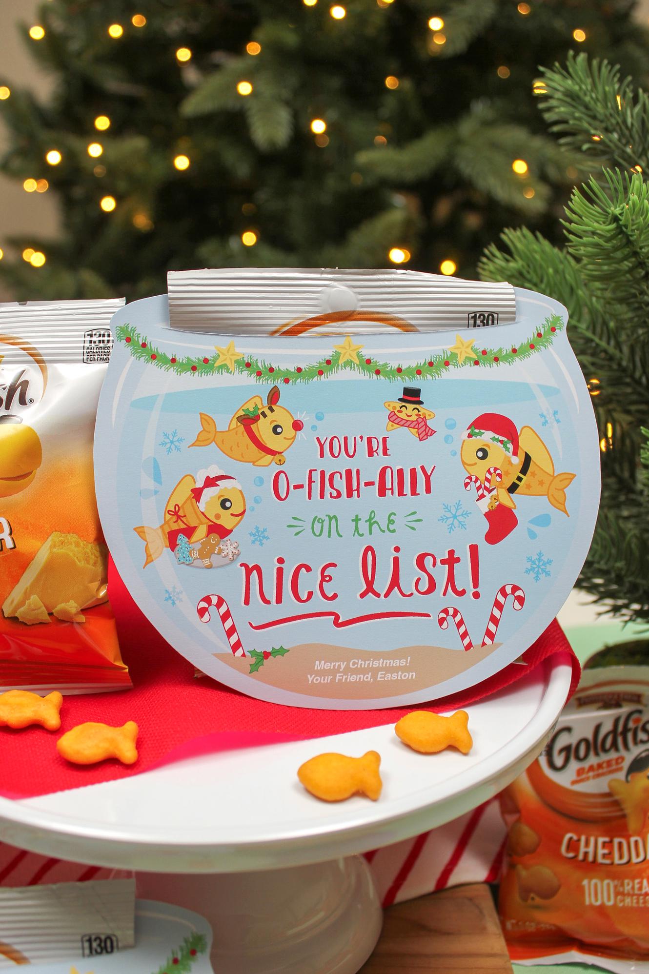 Curated visual reference: Goldfish Christmas Printable Fish Goldfish Holiday Printable Photo Inspiration