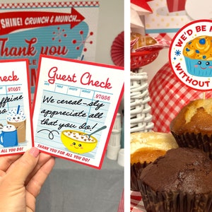 Teacher Appreciation Breakfast Printable Pack, Thanks a Whole Brunch ...