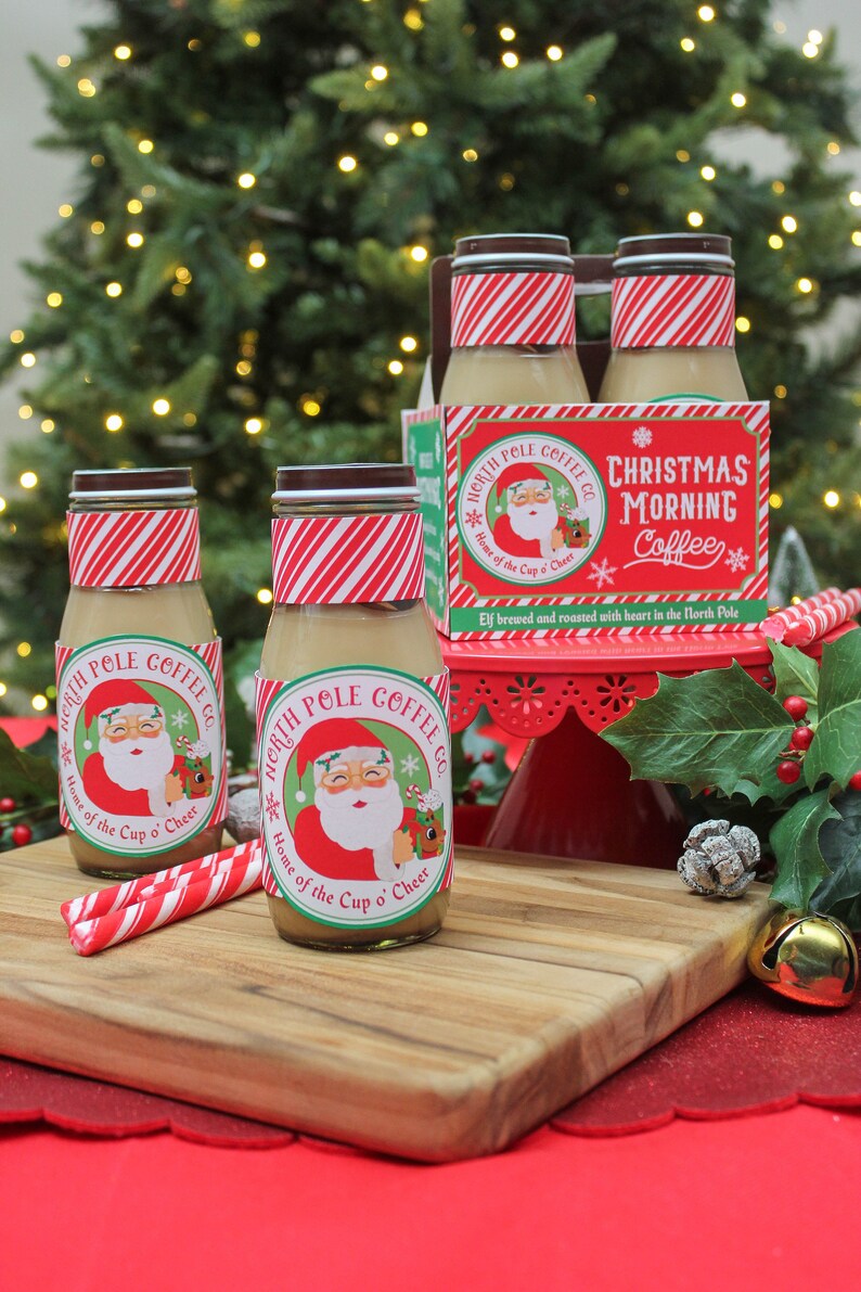 Christmas Morning Coffee gift tag printable set - Instant download- Christmas gift, gift tags, neighbor gift, printables, Just Add Confetti image 7