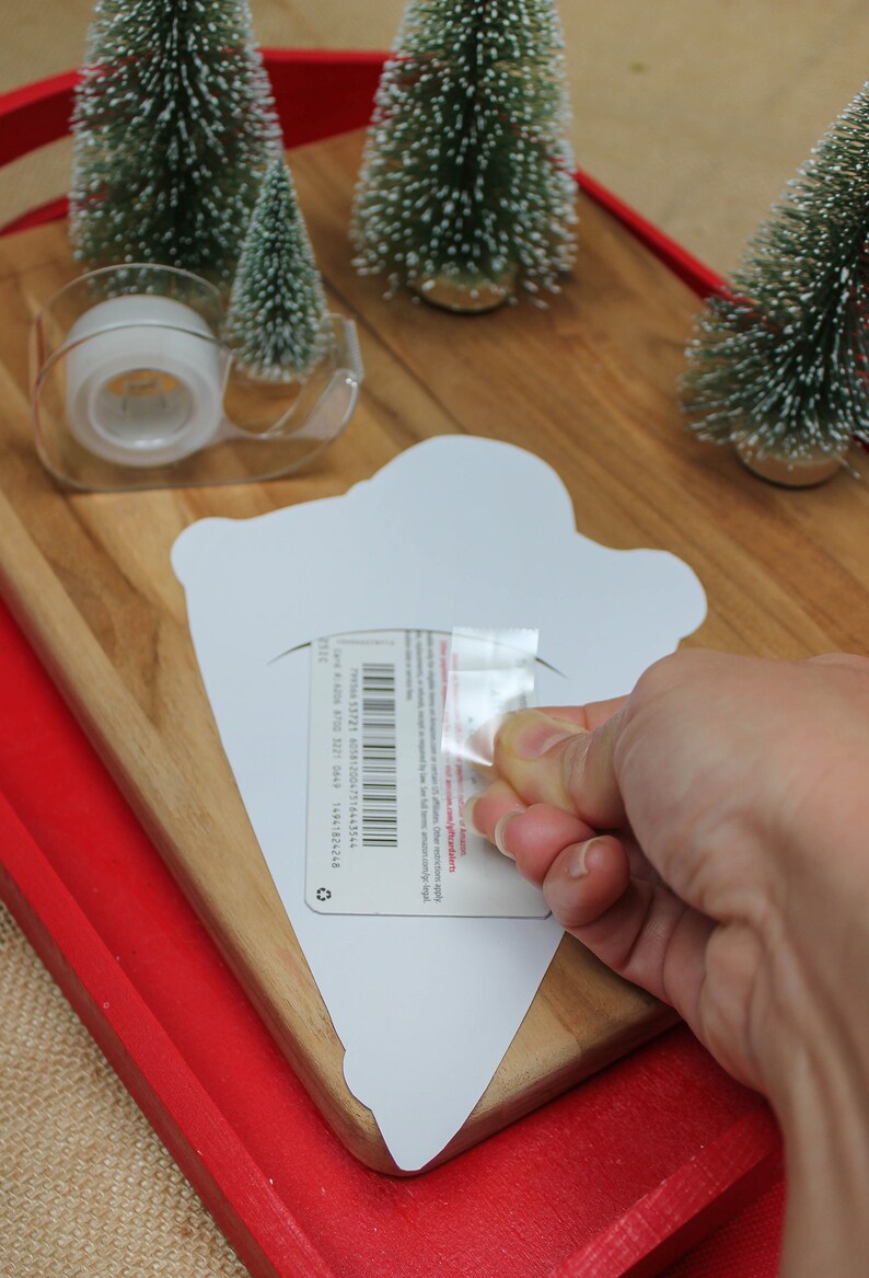 Pizza Christmas gift card holder printable, coworker gift, staff gift, Christmas printable, employee gift, pizza gift, Just Add Confetti image 5