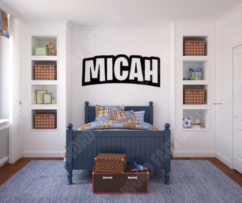 Personalized Gamer Name wall decal 3d looking Gamer Room Etsy