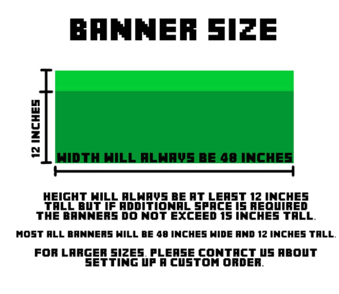 Personalized Gamer Name Reusable BANNER 3d Looking Gamer Etsy