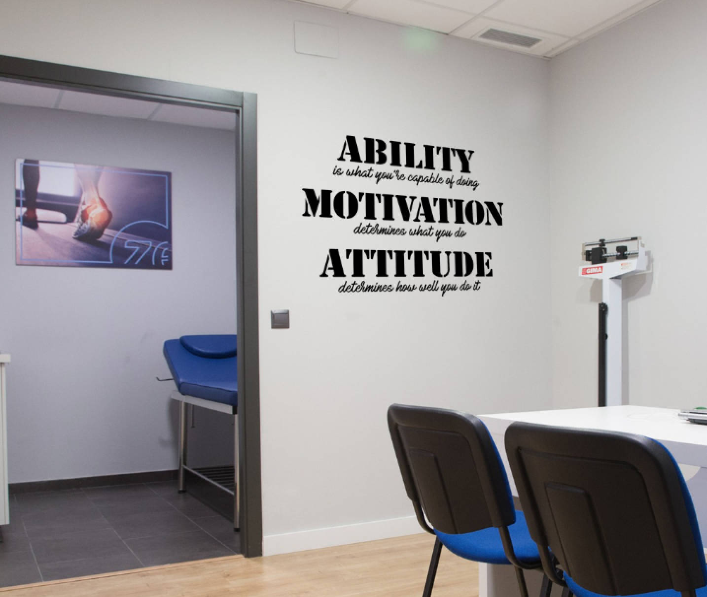 Ability Motivation Attitude Gym Wall Decal - Motivational Wall ...