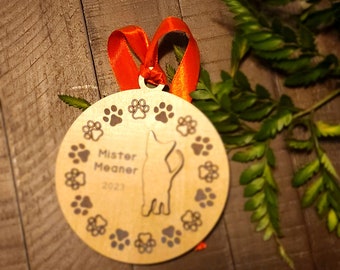 Personalized pet ornament