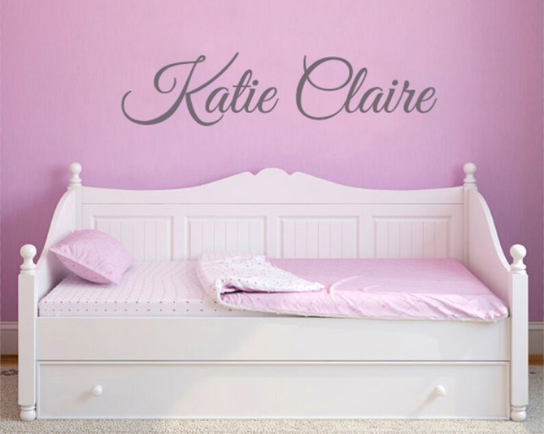 Personalized Name Decal Removable Vinyl Wall Decal Sticker Etsy