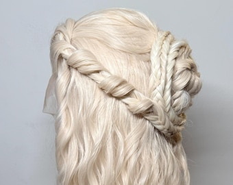 Medici Tresses Renaissance Wig | Fantasy Fairycore Costume for Ren Faire, Medieval, Made to Order