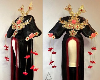 READY TO SHIP Spring goddess chinese hanfu asian fantasy drama costume wig