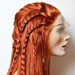 Celtic Druid Braided Viking Wig for Fantasy festivals and Cosplay TO ORDER