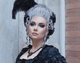 Masquerade 18th Century wig Rococo Marie Antoinette wigTO ORDER