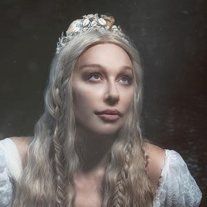 Mermaid Tiara Fantasy Bridal Wedding Headpiece READY TO SHIP