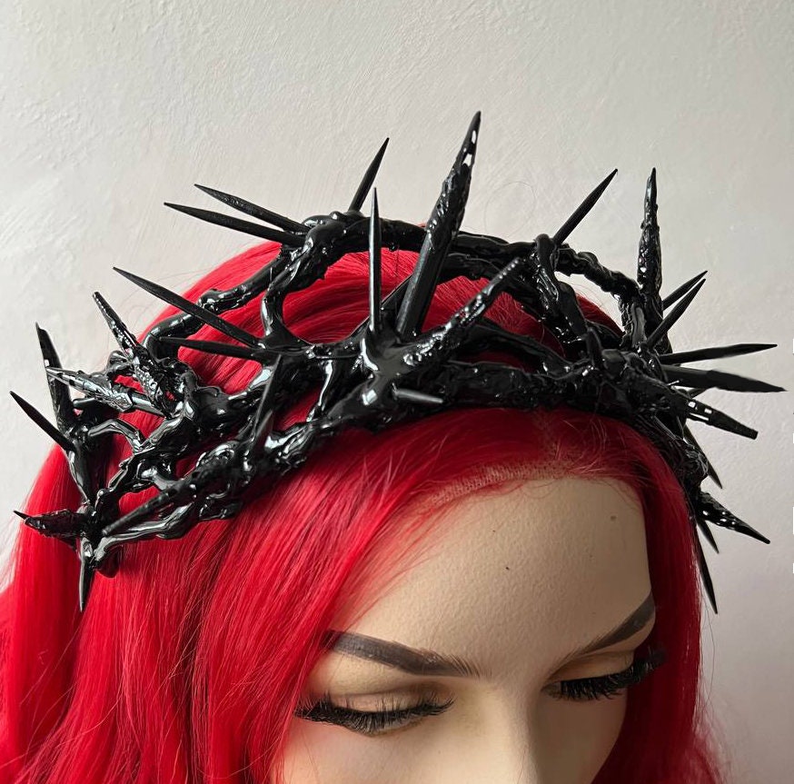 Gothic Crown of Thorns Headpiece: Rave Cosplay Accessory - Etsy Canada