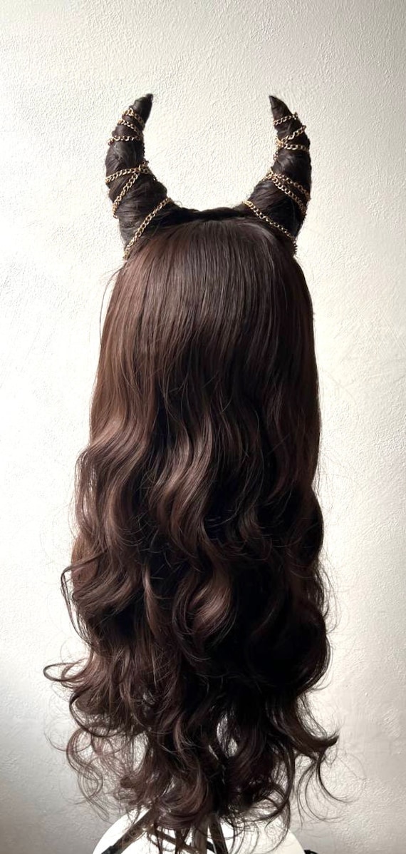 Brown Wavy Cosplay Wig TO ORDER Custom Handmade Long Brown  display picture 2