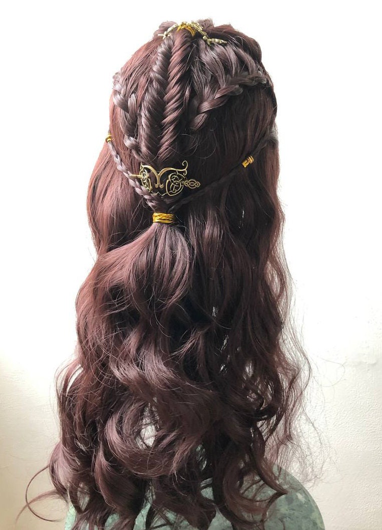 Tauriel Cosplay Wig LOTR Elf Costume Wig - Etsy Denmark