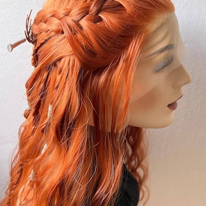 Wavy Witchy Wig with Braided Details TO ORDER