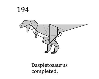 Origami Daspletosaurus - Diagramme | PDF Download