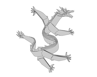Origami Eastern Dragon - Condensed Diagrams | PDF Download