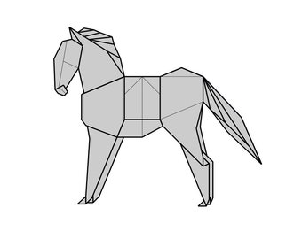 Origami Horse - Condensed Diagrams | PDF Download