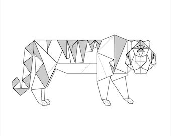 Origami Tiger - Condensed Diagrams | PDF Download