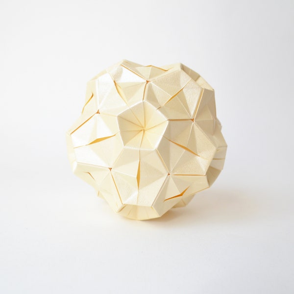 Origami Kusudama Lunaire - Diagrammes | Téléchargement PDF