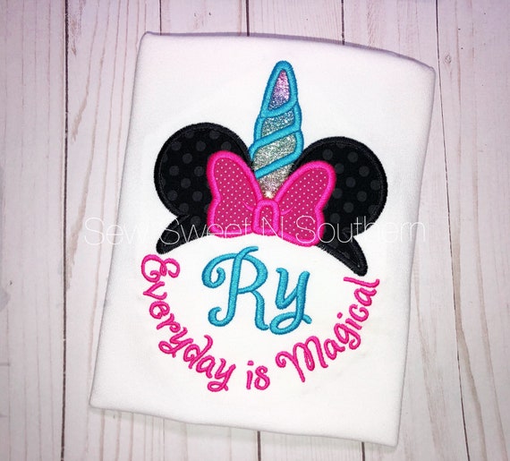 minnie mouse unicorn shirt