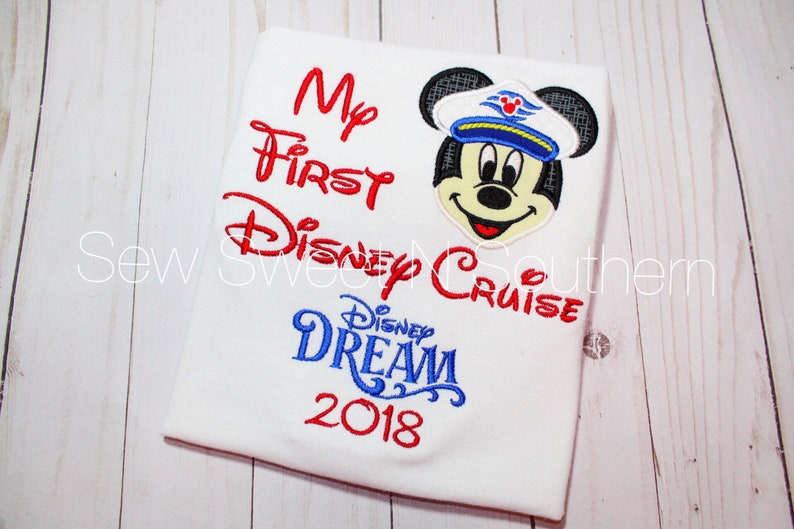 my first disney cruise shirt