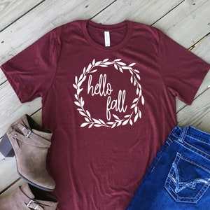 Hello Fall Shirt / Unisex Sizing