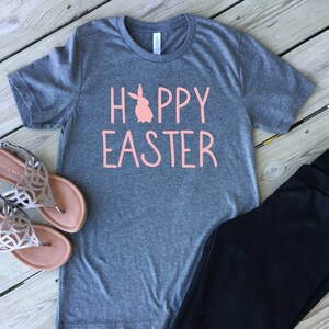 Happy Easter Shirt/ Unisex Sizing/ Rabbit