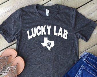 Lucky Lab Rescue Texas Shirt/ Unisex sizing