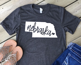 Nebraska Shirt/ Custom Any State/ Unisex Shirt
