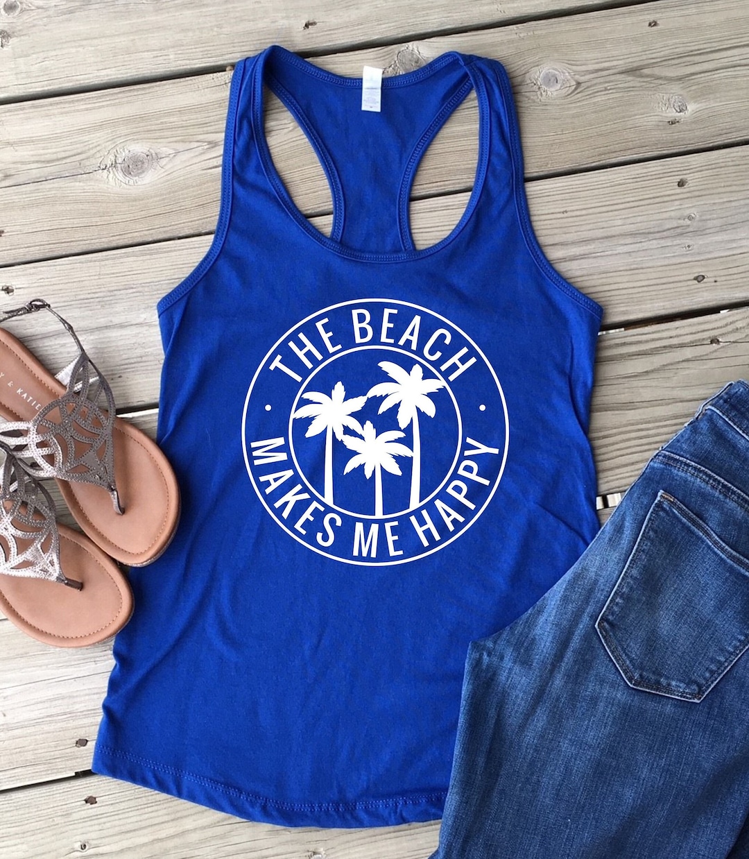 Life Is Better On The River Women's Tank Top - Racerback Sleeveless Shirt For Summer, Beach & Vacation