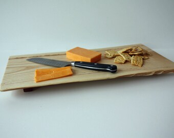 Trivet 5 made of Hardwood with Live Edge - Can be used as a cheese tray or serving tray