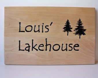 Hand Carved Cottage Sign - Designed and executed to your exacting standards