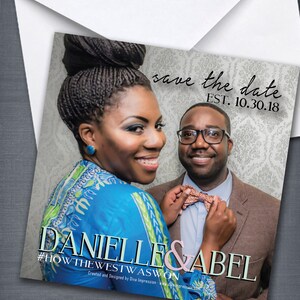 Elegant Save The Date- Diva Impression