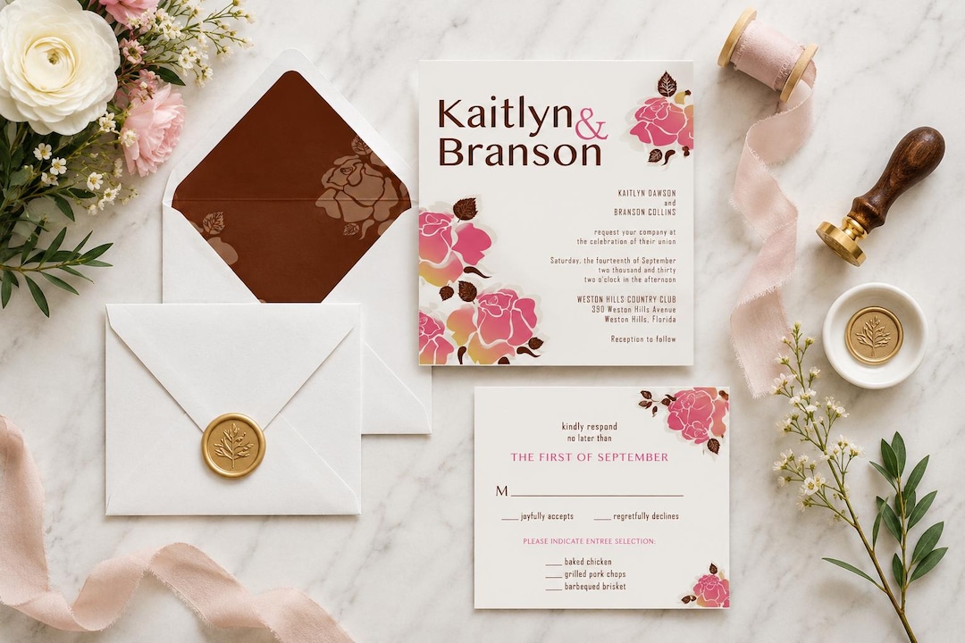 modern-wedding-invitation-suite-pink-wedding-floral-wedding-invitations