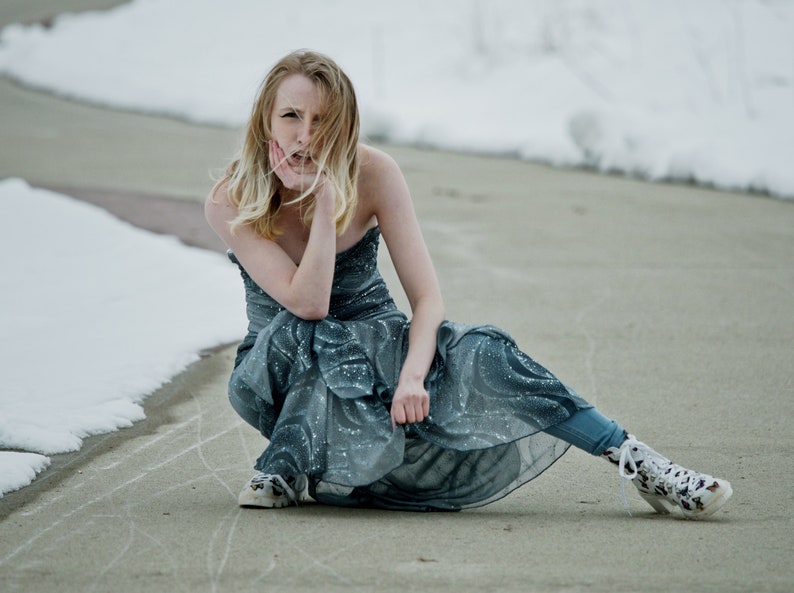 Sparkly y2k Strapless Prom or Formal Dress Etsy