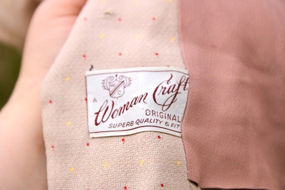 1940s Tan Suit Jacket - image 8