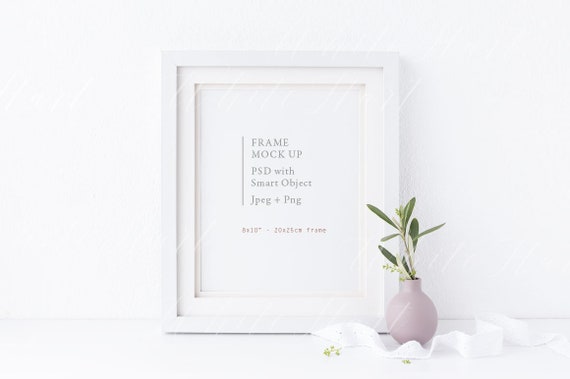 Download Free Frame Mockup 8x10 Or 20x25cm Styled Stock Book Mockup Template Free Psd All Free Mockups PSD Mockup Template