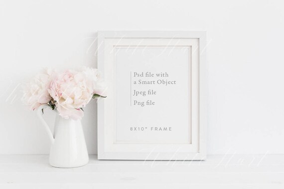 Frame Mockup 8x10 Size And Portrait Orientation Styled