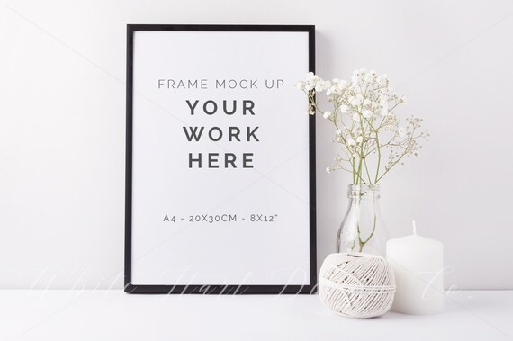 Frame Mockup A4 20x30cm 8x12 High