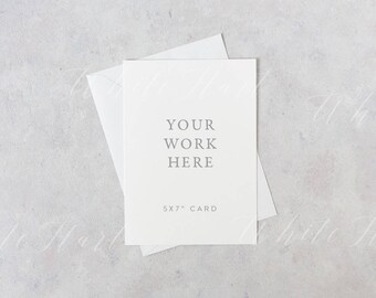 Card Envelope Mockup Etsy