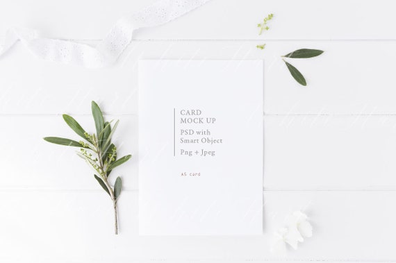Wedding Stationery Mockup Styled Card Jpeg  Psd