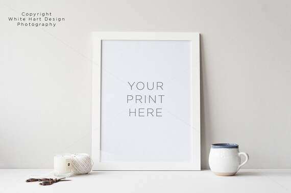 Styled Stock Photography Portrait White Frame Mockup Styled Stock Photography Portrait White Frame Mockup