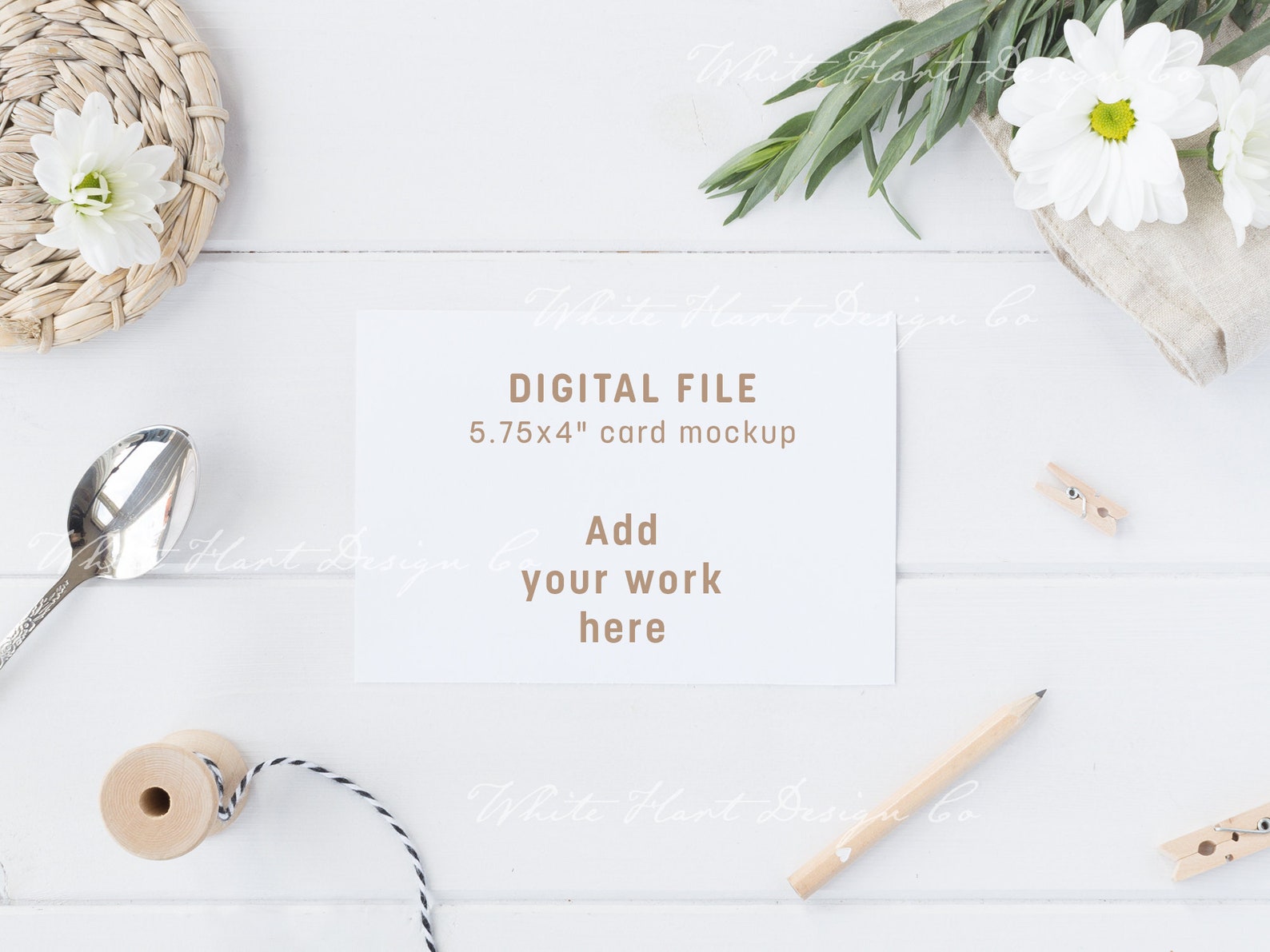 Download Recipe card mockup 5.75x4 PSD Smart Object Png | Etsy