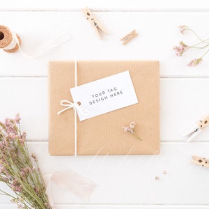 Fotografía de archivo con estilo de etiqueta de regalo: suave y femenina, archivo JPEG de alta resolución, perfecta para letras con pincel, ilustraciones y maquetas
