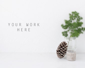 Styled stock photography - Christmas styled High Res Jpeg file for instant download