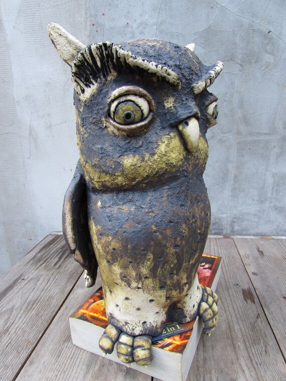 Ceramic Owl Etsy